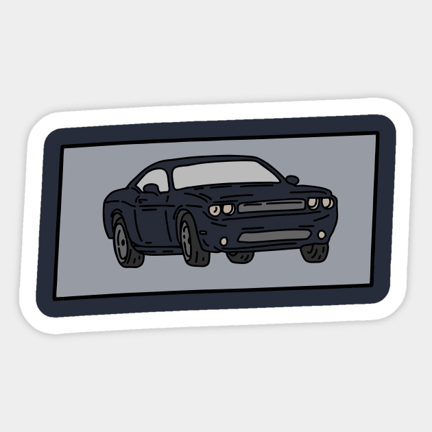 muscle cars racing Sticker by fokaction